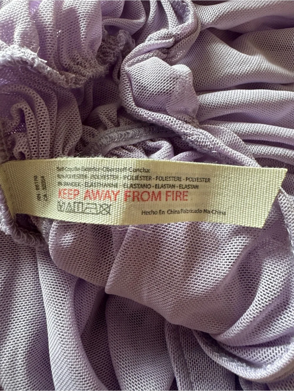 Free People Lavender Ruched Turtleneck Bodysuit